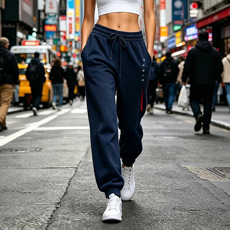 Womens Sweatpants Printed Casual Sports Pants Outdoors Gym Jogging Woman Clothes Trousers Daily Fashion Elastic Waist Sportswear