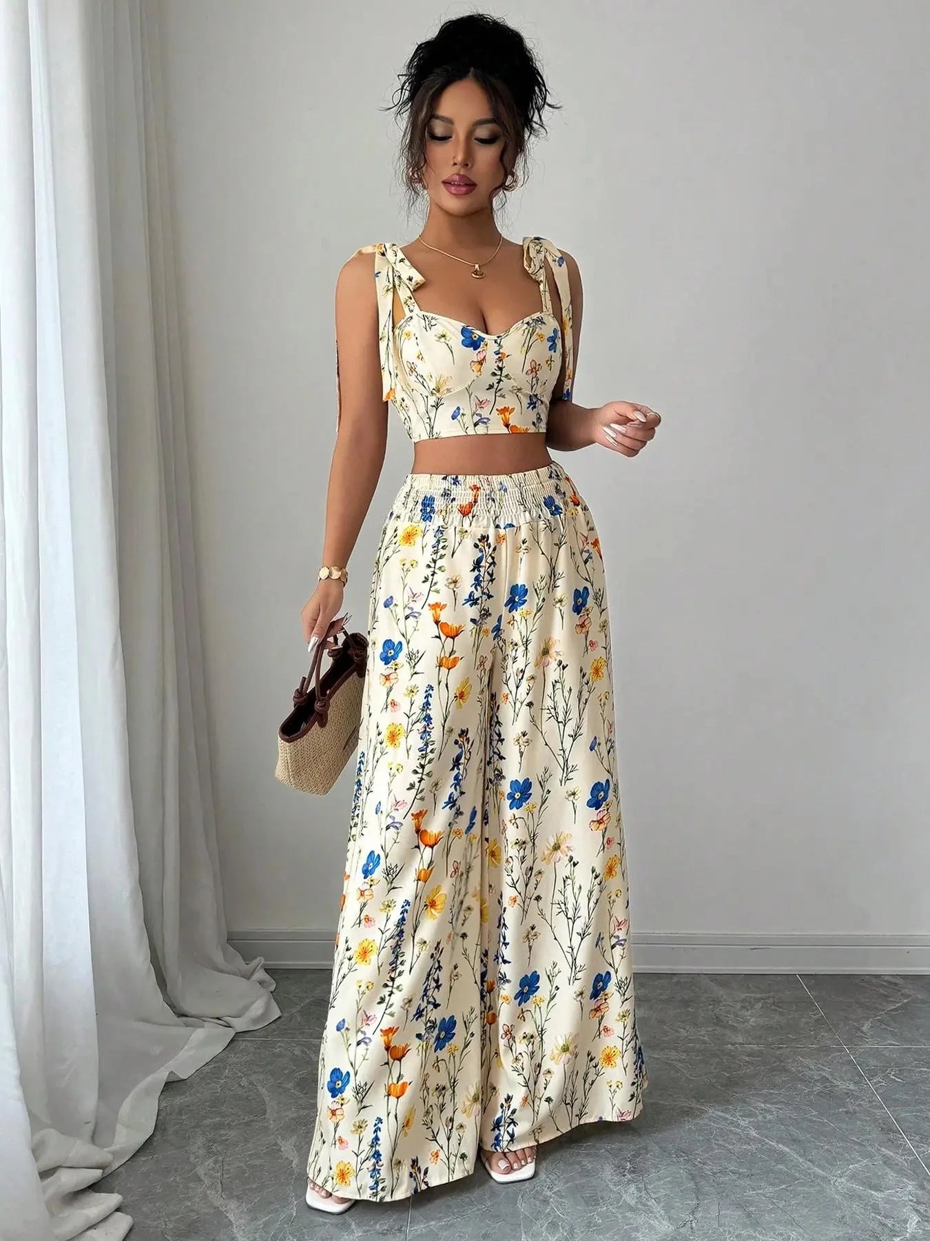 Women's Two-Piece Set, Stylish and Comfortable for Casual Wear, Perfect for Any Occasion, Trendy Look for Women